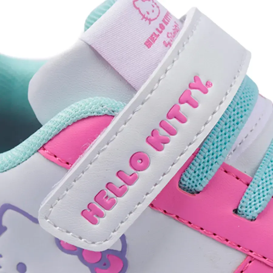 Imagen 3 de 6 de Zapatillas Footy Hello Kitty-BLANCO/FUCCIA/AERO
