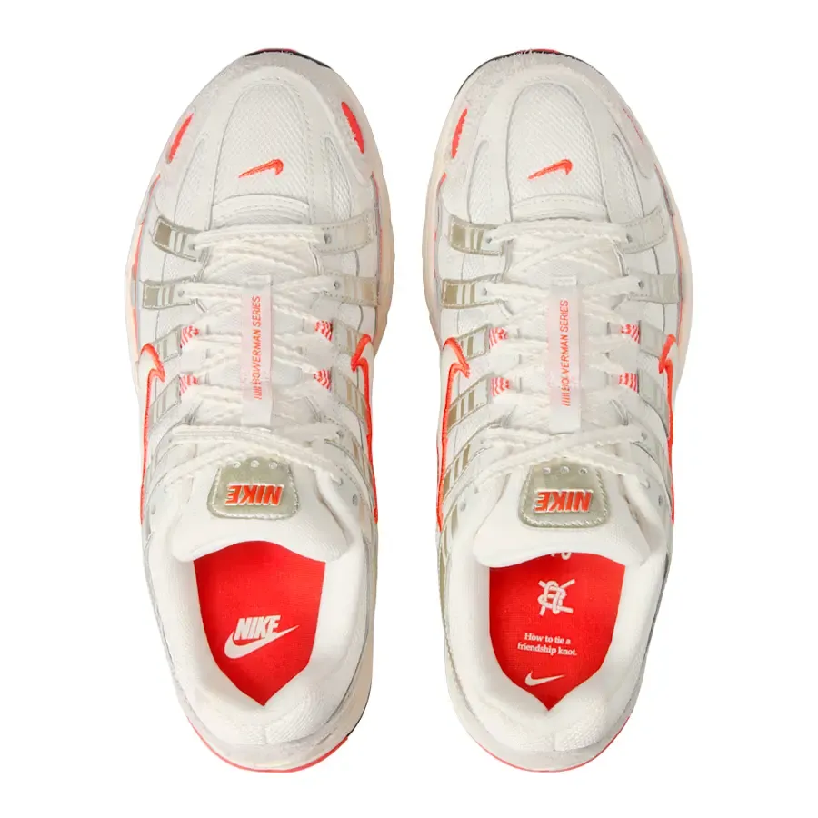 Imagen 3 de 8 de Zapatillas Nike P-6000-BLANCO/CORAL
