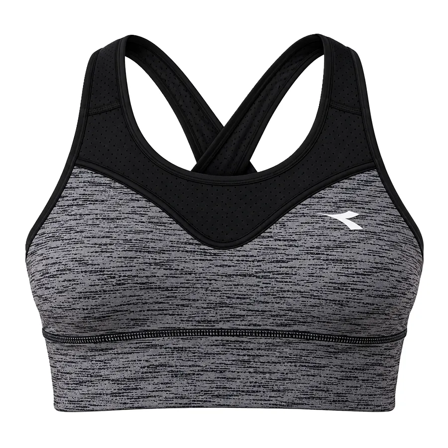 Imagen 1 de 3 de Top Diadora Elegance-GRIS/NEGRO