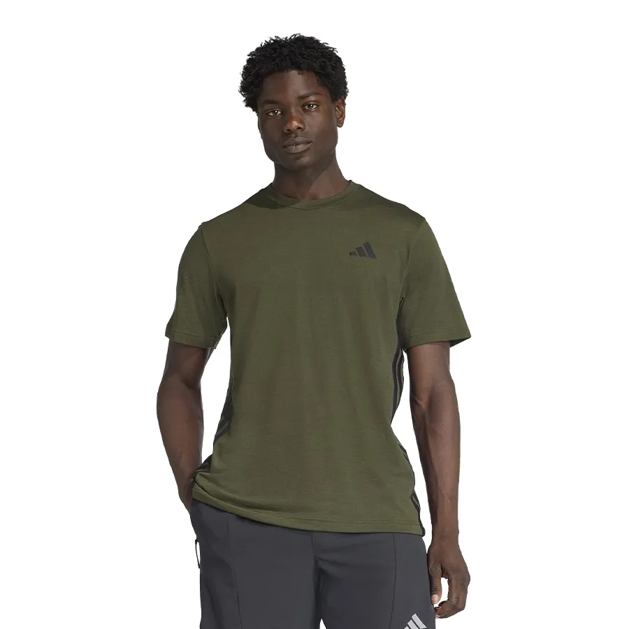Imagen 0 de 5 de Remera adidas Train Essentials Training Feelready-VERDE MUSGO