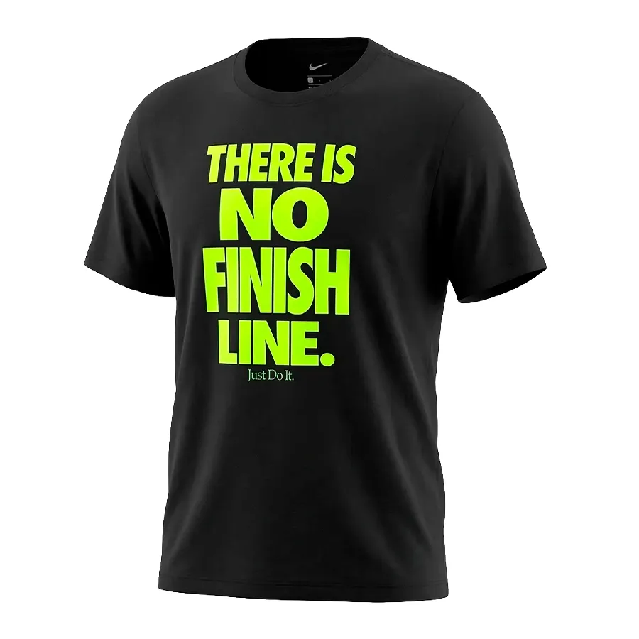 Imagen 2 de 3 de Remera Nike Run Energy-NEGRO/AMARILLO FLUOR