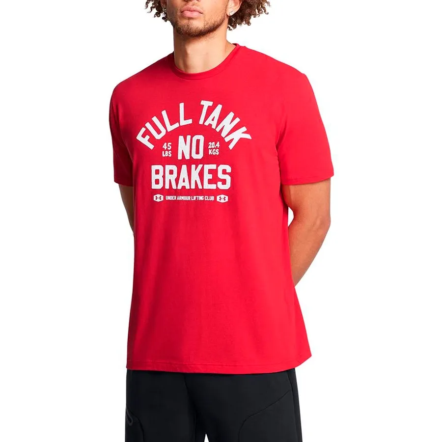 Imagen 0 de 2 de Remera Under Armour Full Tank-ROJO/BLANCO