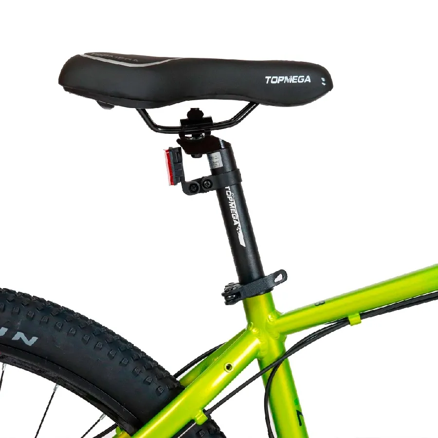 Imagen 2 de 9 de TopMega Mountain Bike Sunshine Aluminio R29 21vel-VERDE/LIMA