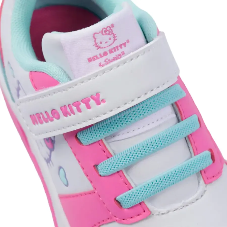 Imagen 4 de 6 de Zapatillas Footy Hello Kitty-BLANCO/FUCCIA/AERO