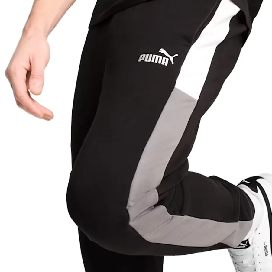 Imagen 4 de 6 de Pantalón Puma Essentials Block Sweatpants-NEGRO/BLANCO