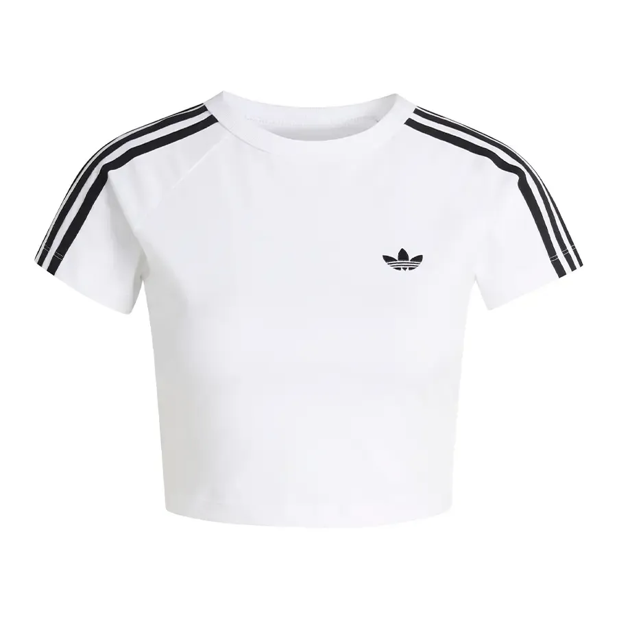Imagen 3 de 6 de Remera adidas originals Baby Tee SST-BLANCO/NEGRO