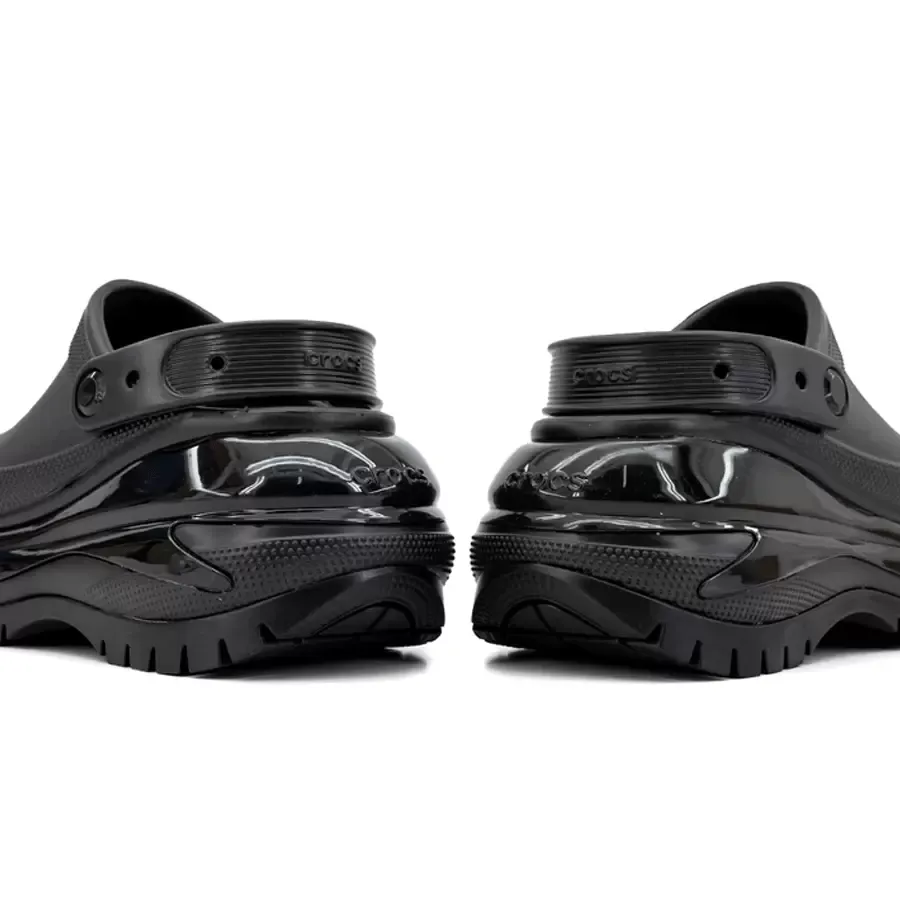 Imagen 3 de 8 de Ojotas Crocs Mega Crush Clog-NEGRO