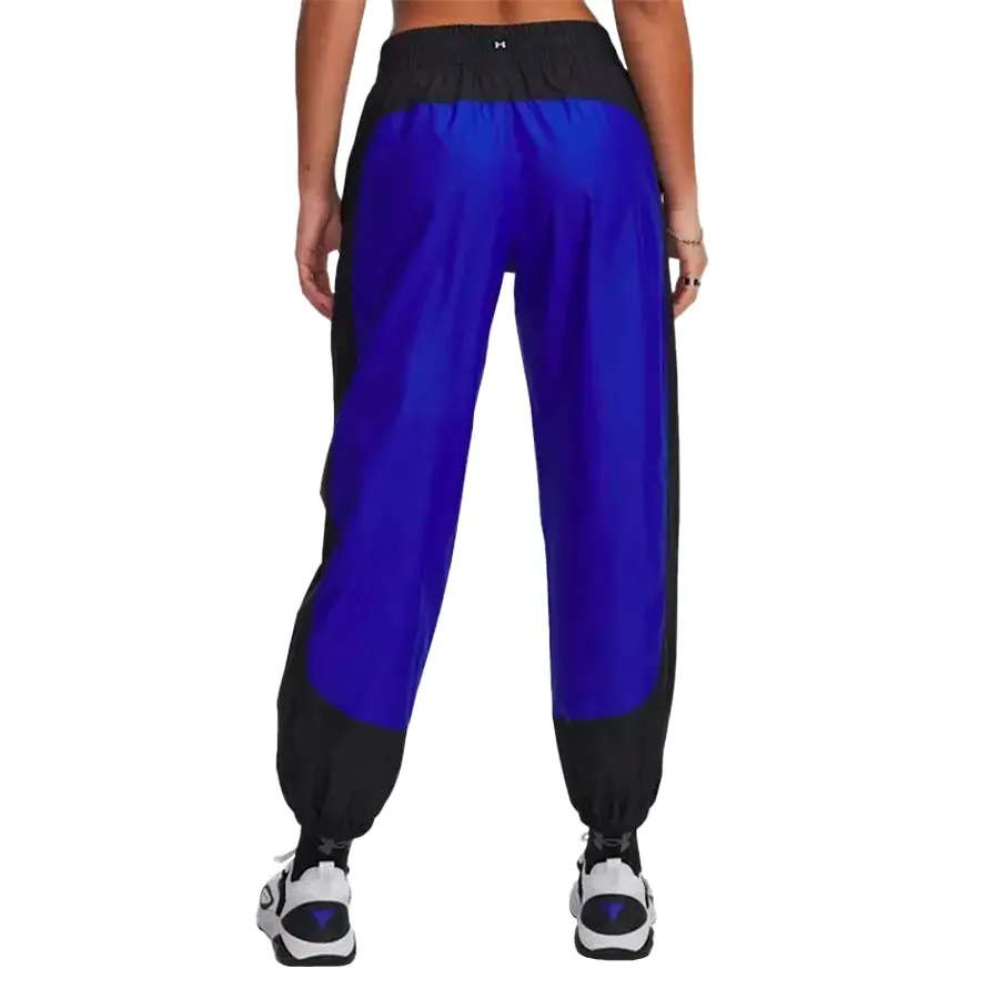 Imagen 1 de 3 de Pantalón Under Armour Project Rock Woven Bottom-AZUL/NEGRO