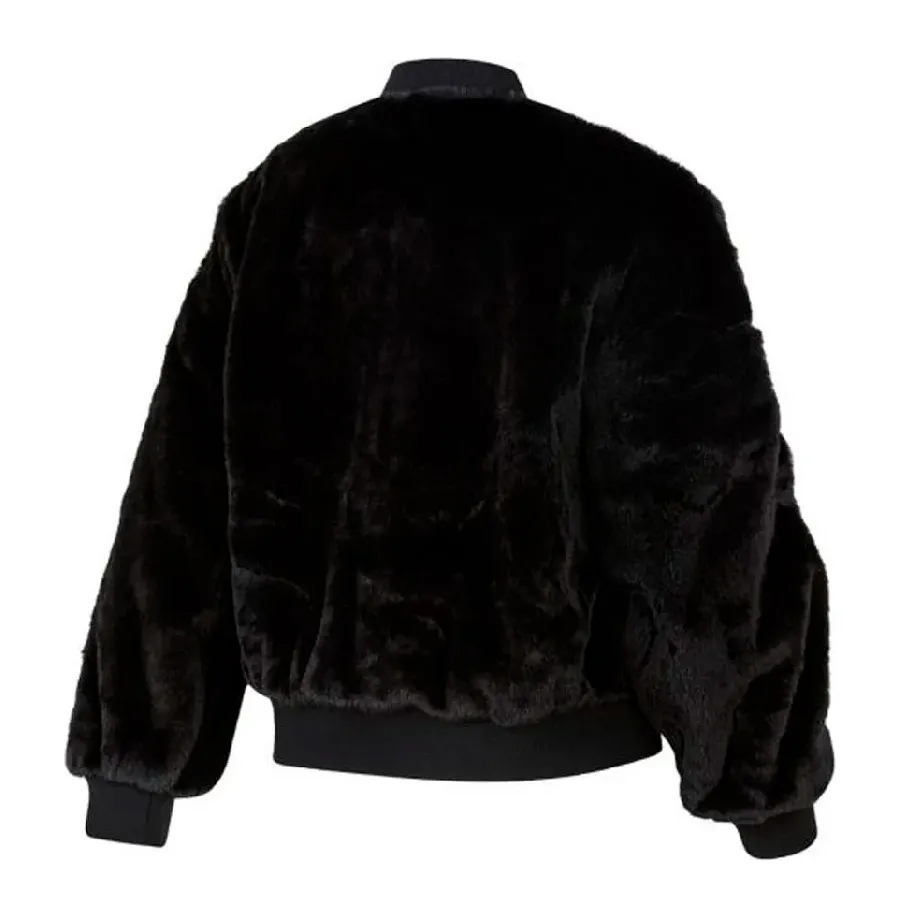 Imagen 1 de 4 de Campera Topper Bomber Wide Fur-NEGRO