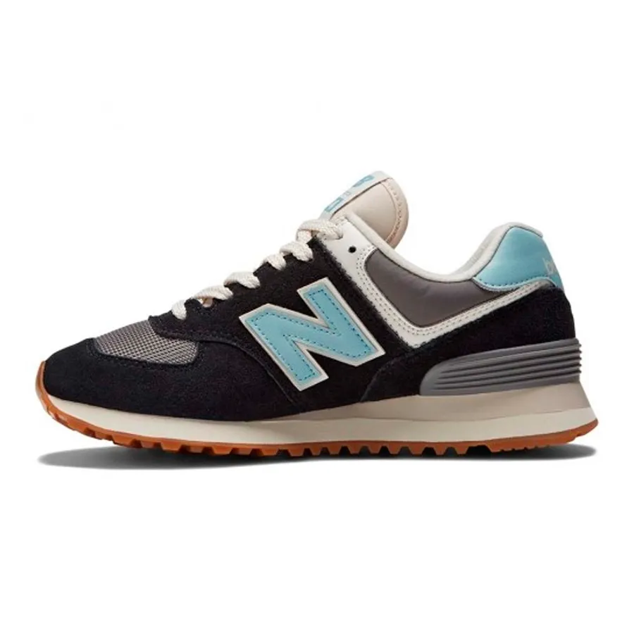 Imagen 2 de 5 de Zapatillas New Balance 574-NEGRO/CELESTE/NATURAL