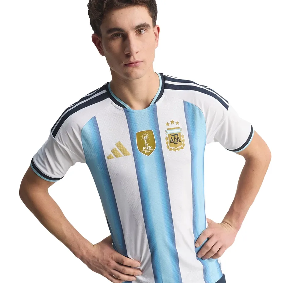 Imagen 2 de 10 de Camiseta adidas Titular Selección Argentina 26 Afa Jugador-BLANCO/CELESTE