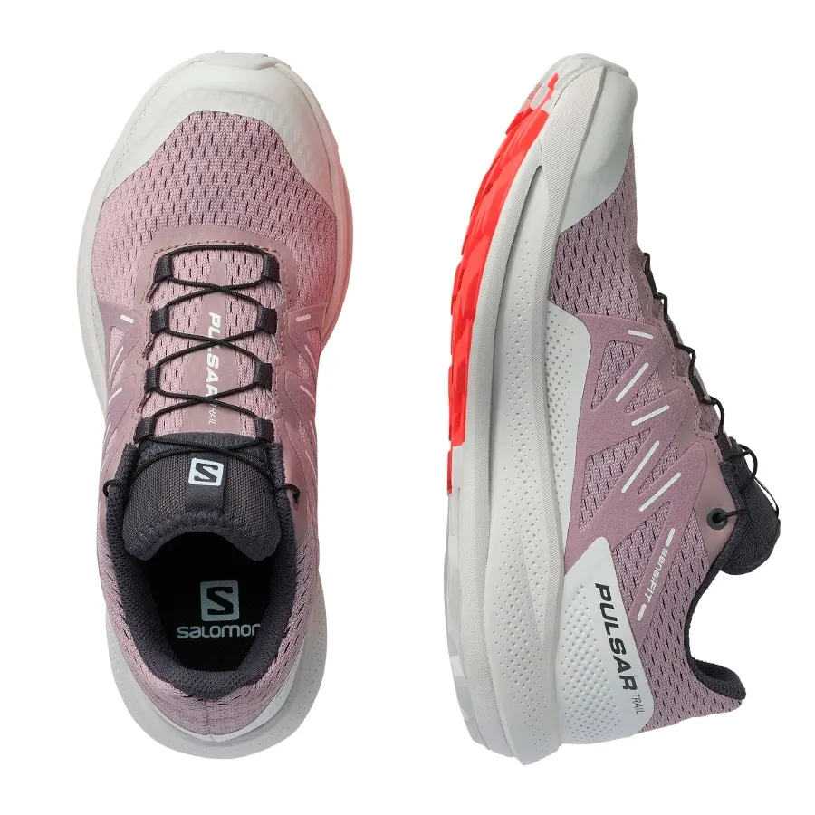 Imagen 2 de 5 de Zapatillas Salomon Pulsar Trail-VIOLETA/BLANCO