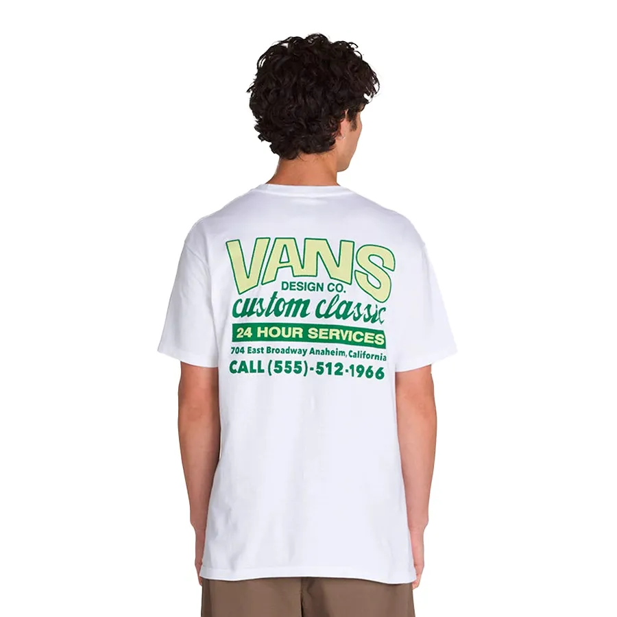 Imagen 1 de 4 de Remera Vans Shop Front-BLANCO/VERDE
