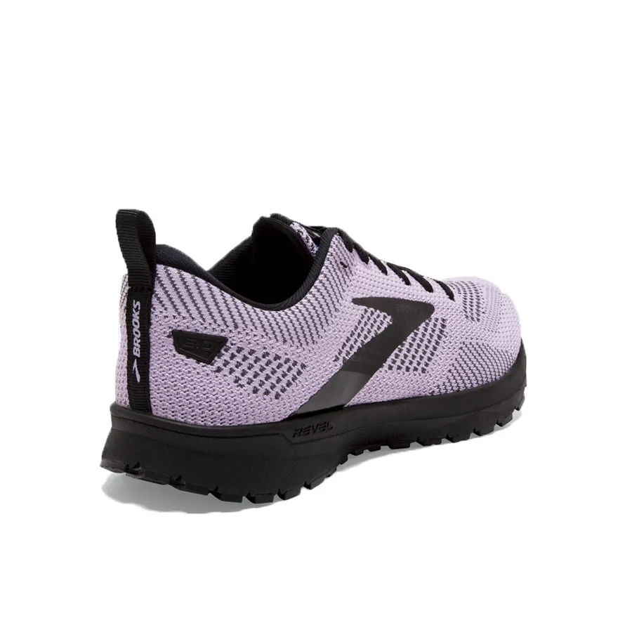 Imagen 3 de 5 de Zapatillas Brooks Revel 5-LILA/NEGRO
