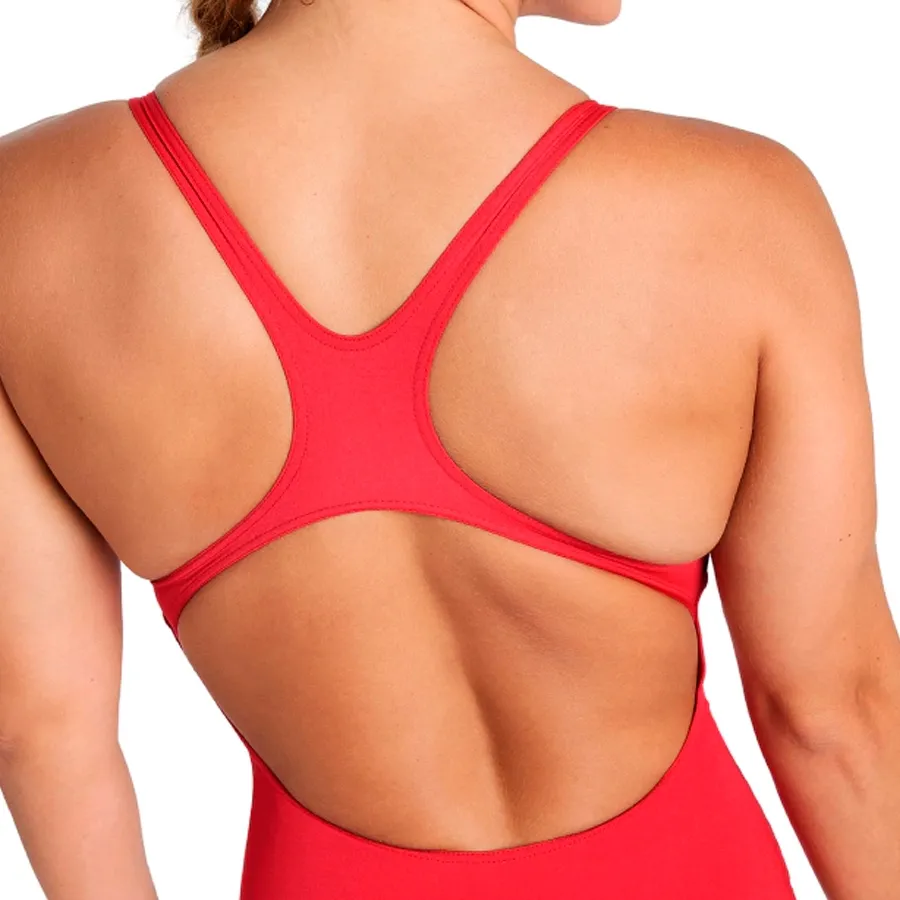 Imagen 3 de 6 de Malla Arena Team Solid Swim Pro Enteriza-ROJO