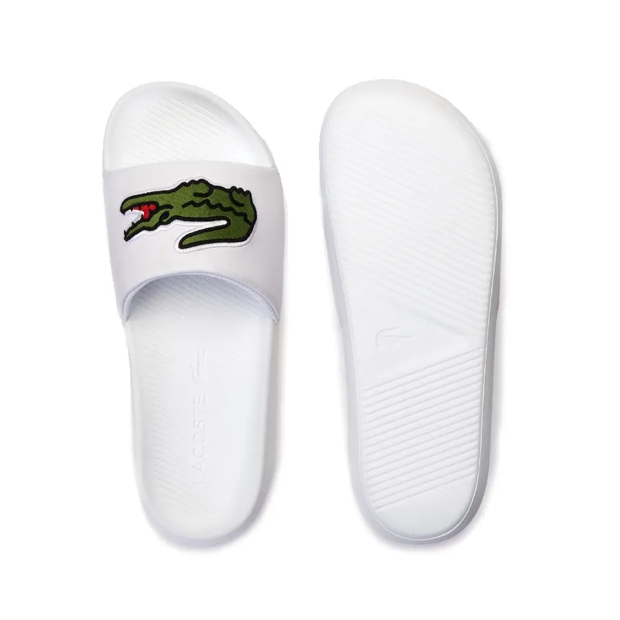 Imagen 3 de 6 de Ojotas Lacoste Slides & Sandals-BLANCO/VERDE