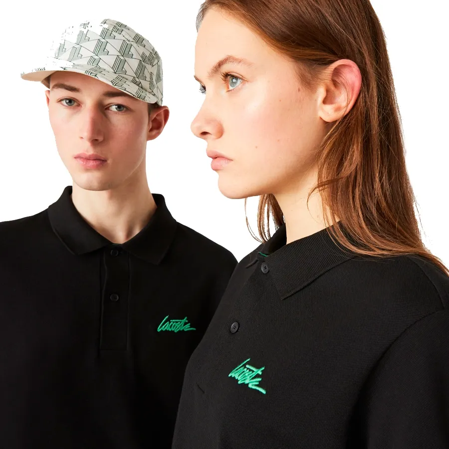 Imagen 3 de 7 de Remera Lacoste -NEGRO/VERDE