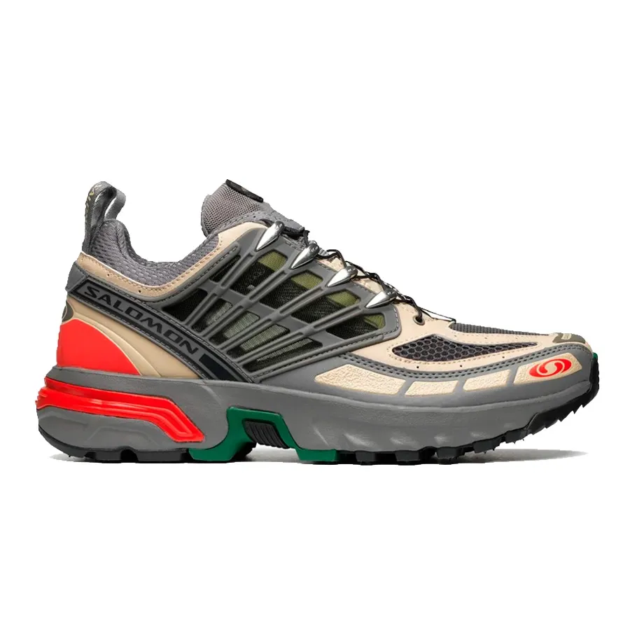 Imagen 0 de 5 de Zapatillas Salomon Acs Pro-GRIS/CRUDO/VERDE