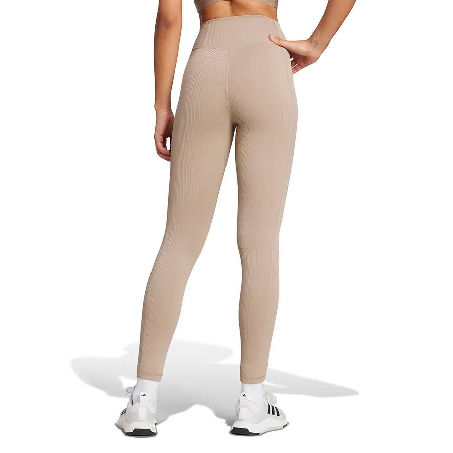 Imagen 1 de 4 de Calza adidas Optime Rib 7/8-KHAKHI