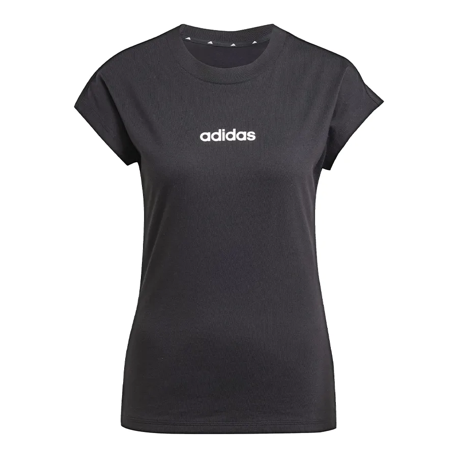 Imagen 2 de 5 de Remera adidas Essentials Linear-NEGRO