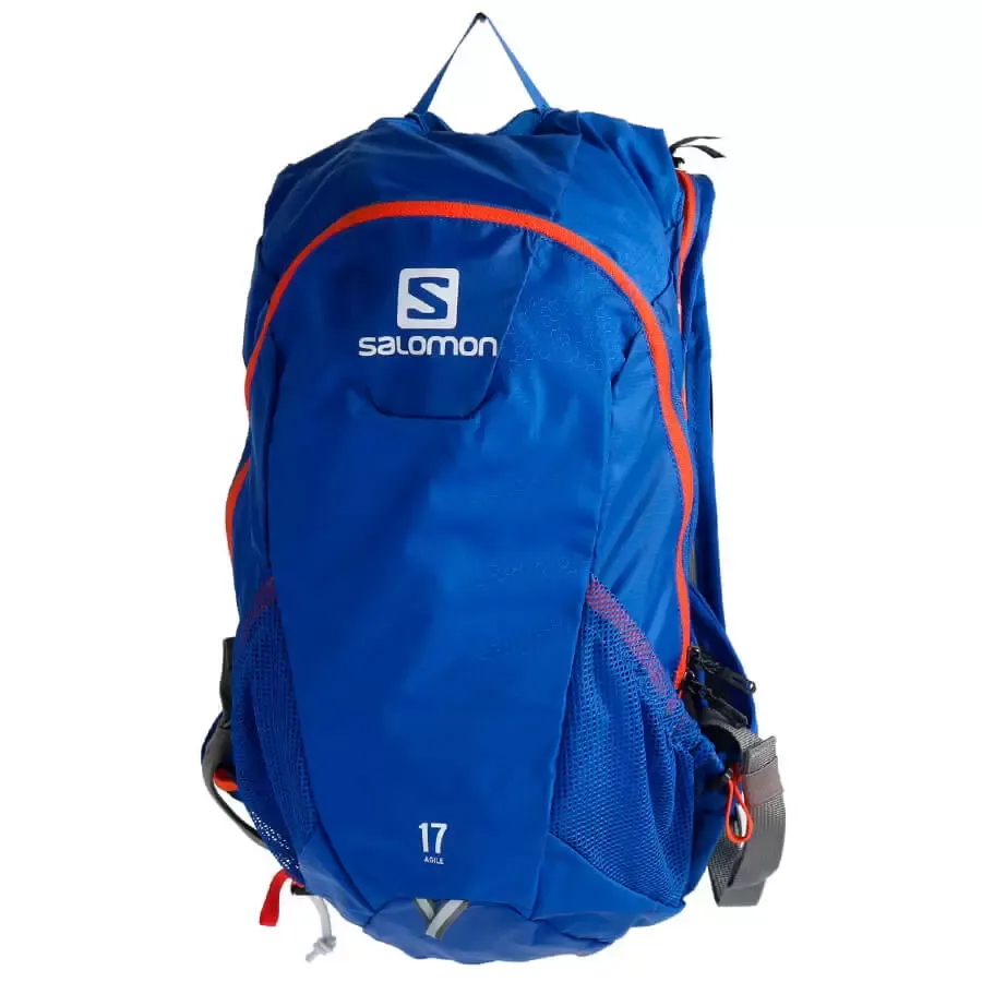 Imagen 2 de 3 de Mochila Salomon Agile 17-AZUL/NARANJA