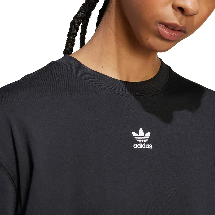 Imagen 3 de 5 de Remera adidas originals Essentials Boyfriend-NEGRO