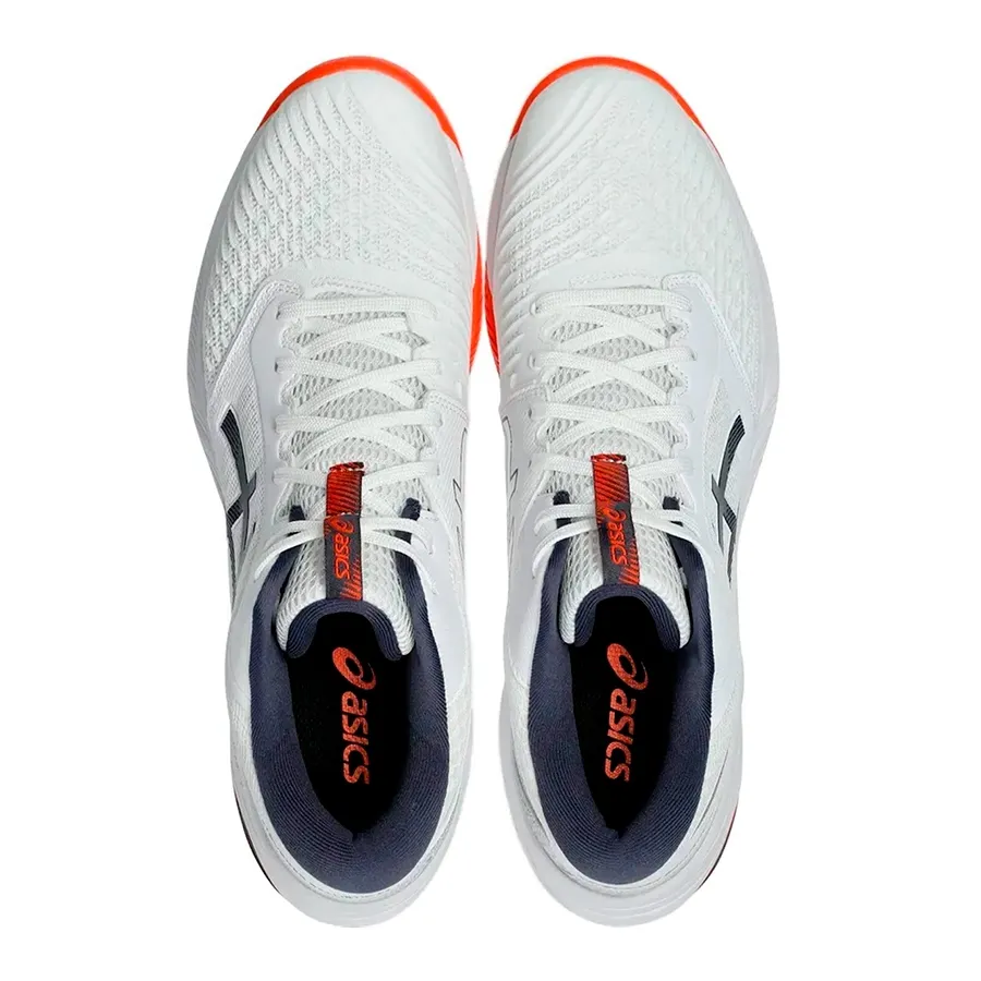 Imagen 4 de 6 de Zapatillas Asics Netburner Ballistic Ff Mt 3-BLANCO/GRIS/NARANJA