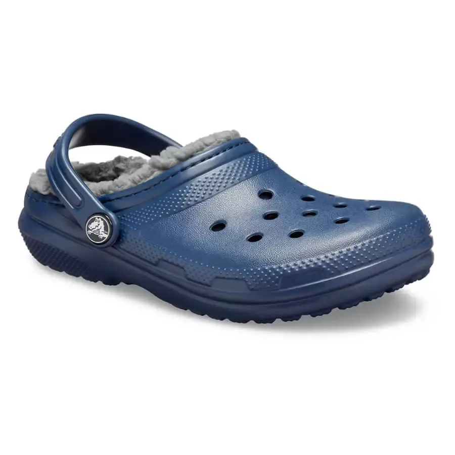 Imagen 1 de 5 de Sandalias Crocs Classic Lined Clog-MARINO/GRIS