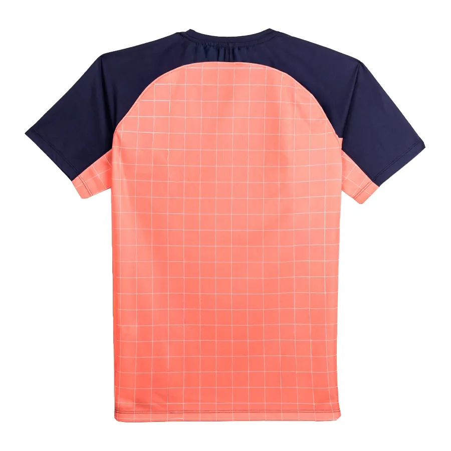 Imagen 2 de 4 de Remera Fila Grid Match-MARINO/DURAZNO