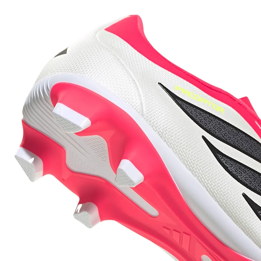 Imagen 6 de 7 de Botines adidas Predator Fg-CORAL FLUOR/HUESO/NEGRO