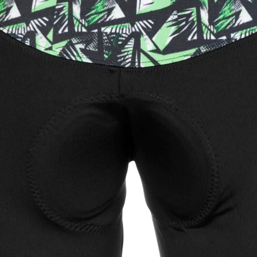 Imagen 3 de 4 de Calza Reusch -NEGRO/VERDE