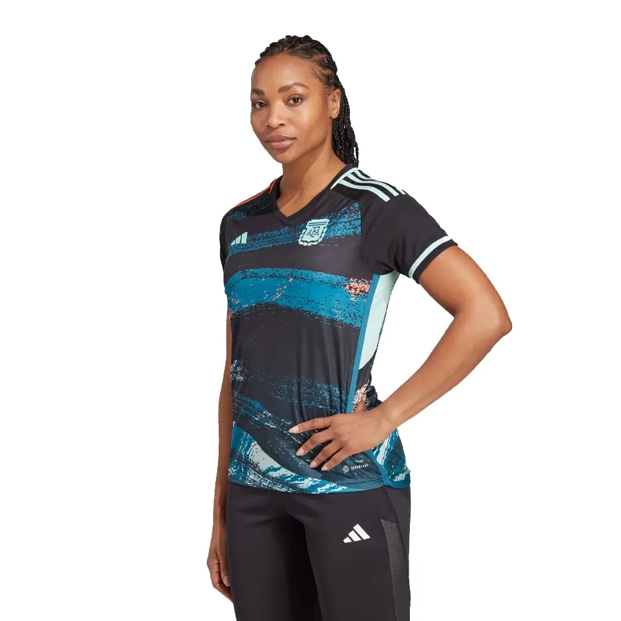 Imagen 1 de 4 de Camiseta adidas Afa Alternativa 23-NEGRO/TURQUESA/NARANJA