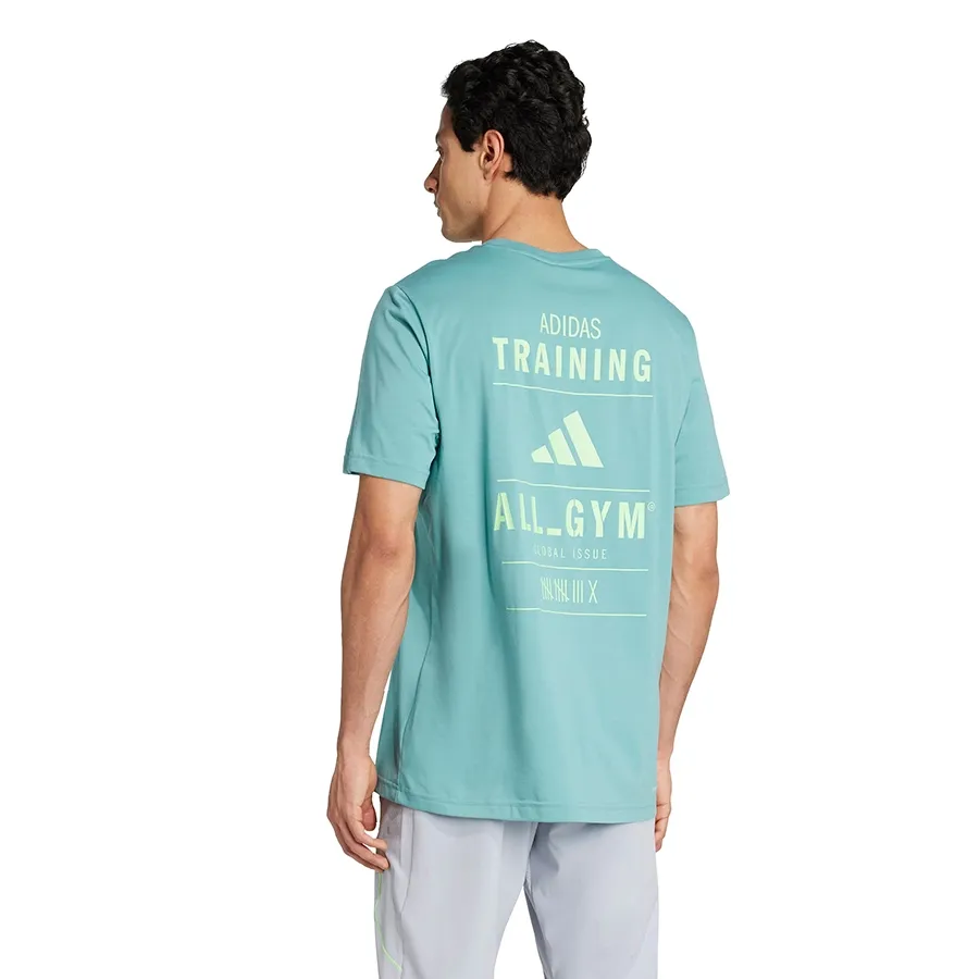 Imagen 2 de 4 de Remera adidas gráfica de entrenamiento-VERDE AGUA