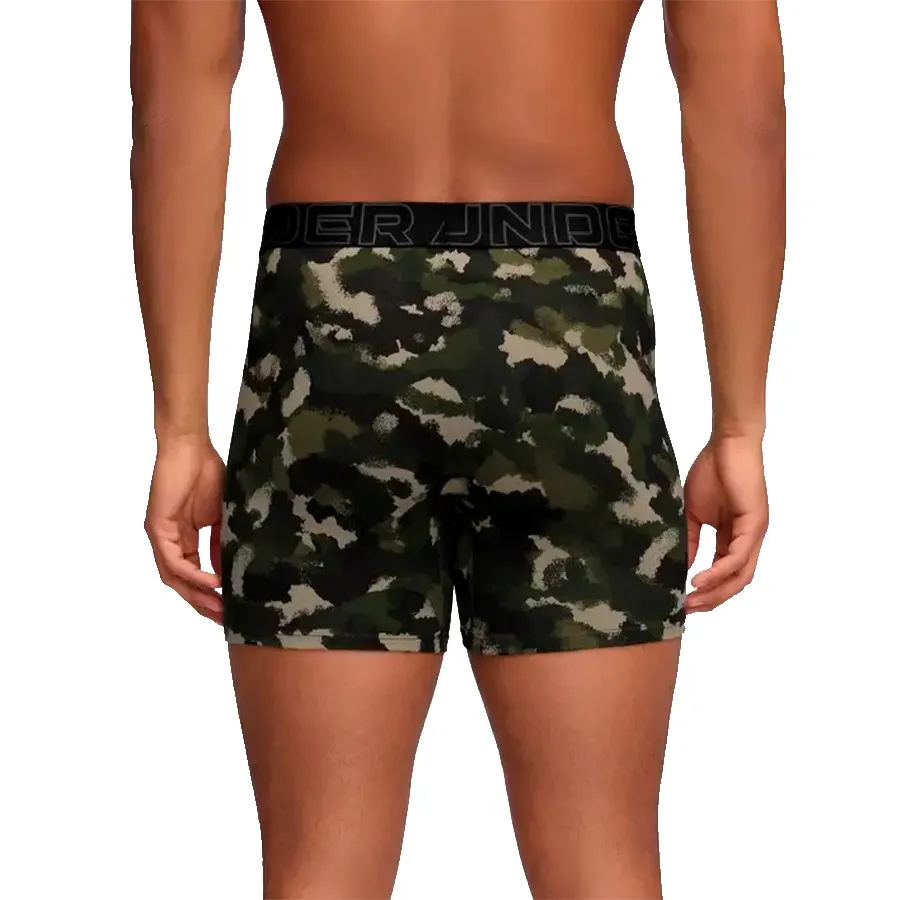 Imagen 1 de 3 de Under Armour Boxers Cotton Pack por 3-NEGRO/CAMUFLADO