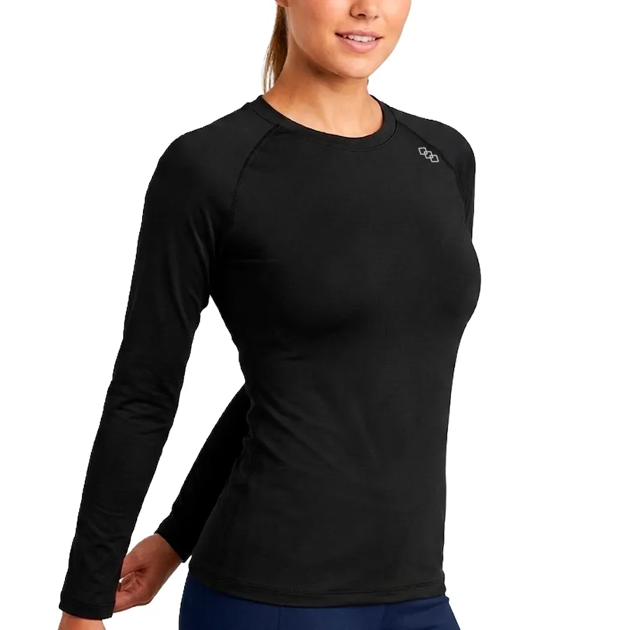 Imagen 3 de 4 de Remera Térmica Kamp Mujer 26-NEGRO