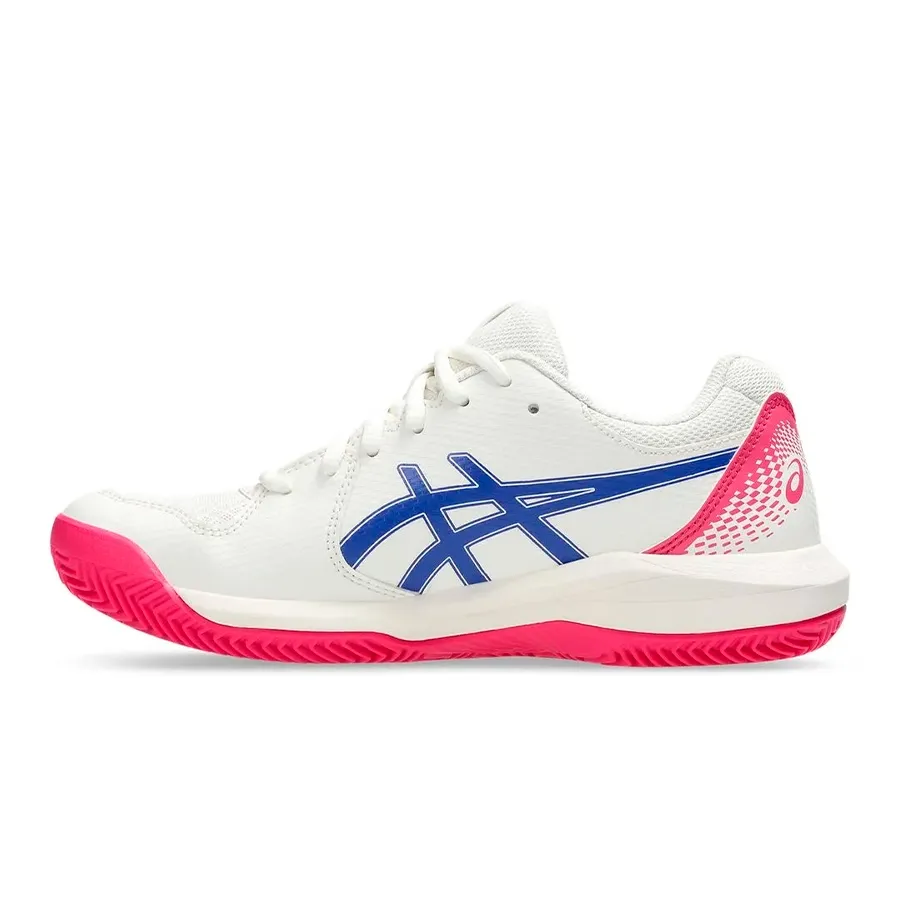 Imagen 2 de 5 de Zapatillas Asics Gel-Dedicate 8 Clay-BEIGE/FUCSIA/AZUL
