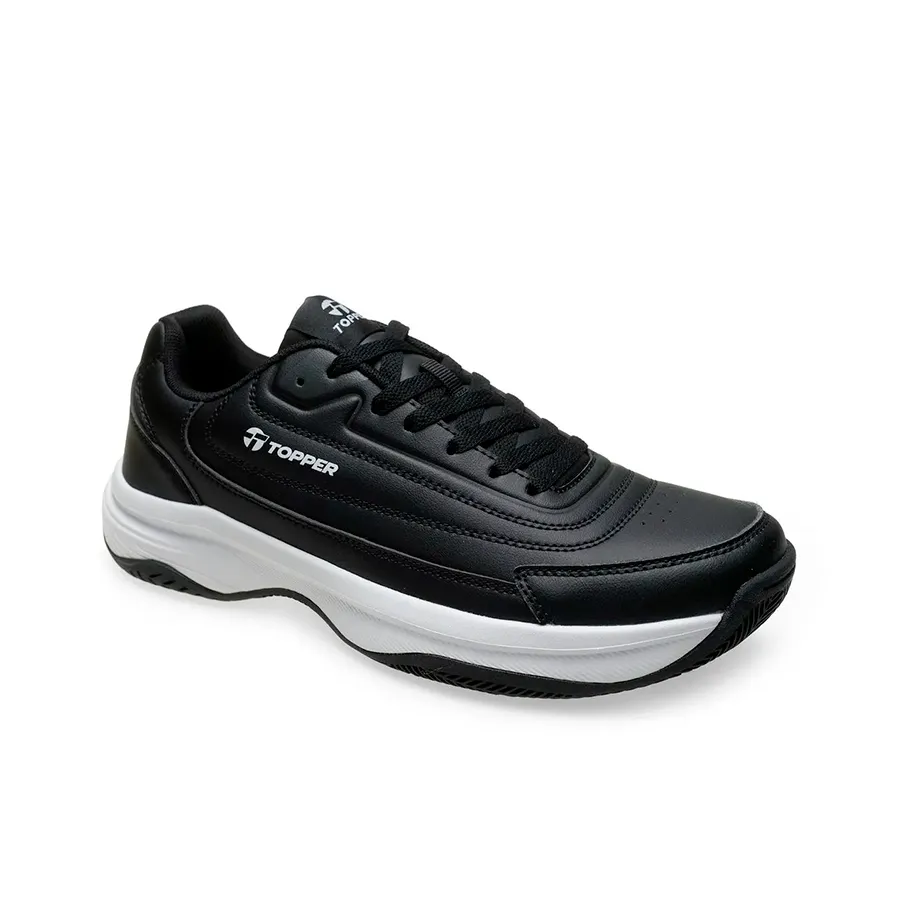 Imagen 1 de 4 de Zapatillas Topper Poach-NEGRO/BLANCO