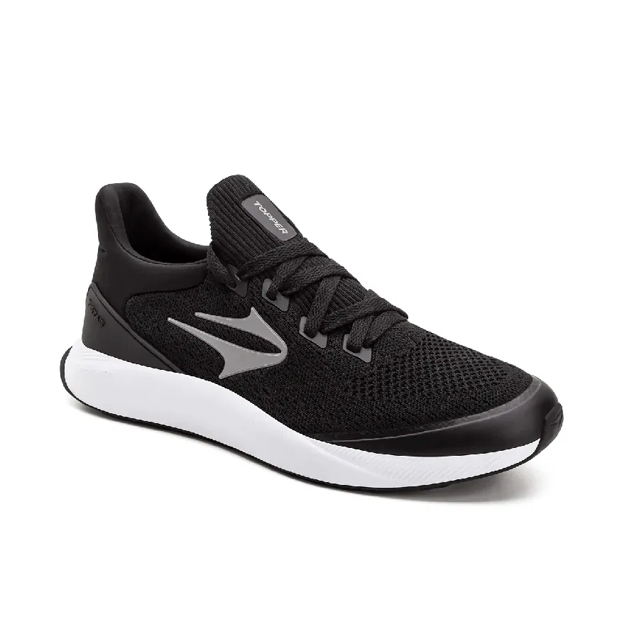 Imagen 1 de 5 de Zapatillas Topper Split Knited-NEGRO/PLATA