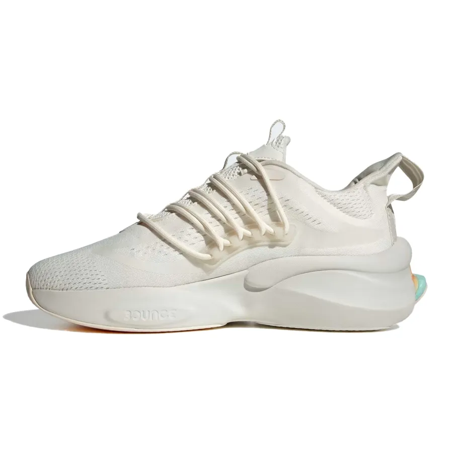 Imagen 1 de 6 de Zapatillas adidas Alphaboost V1-NATURAL/VERDE AGUA/NARANJA