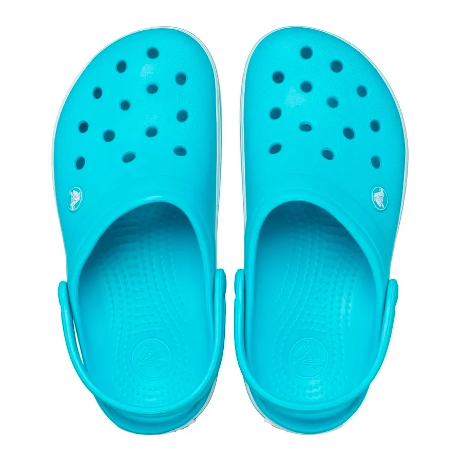Imagen 3 de 4 de Ojotas Crocs Crocband-AQUA/BLANCO