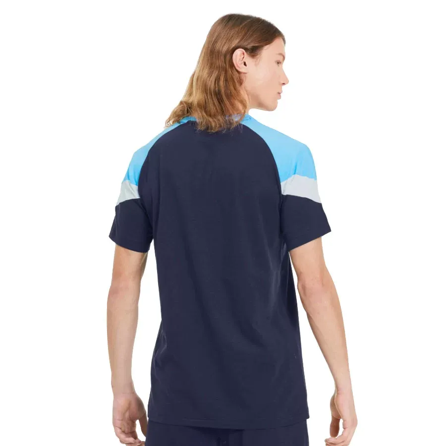 Imagen 1 de 2 de Camiseta Puma Para Hombre Man City Iconic Mcs-MARINO/CELESTE