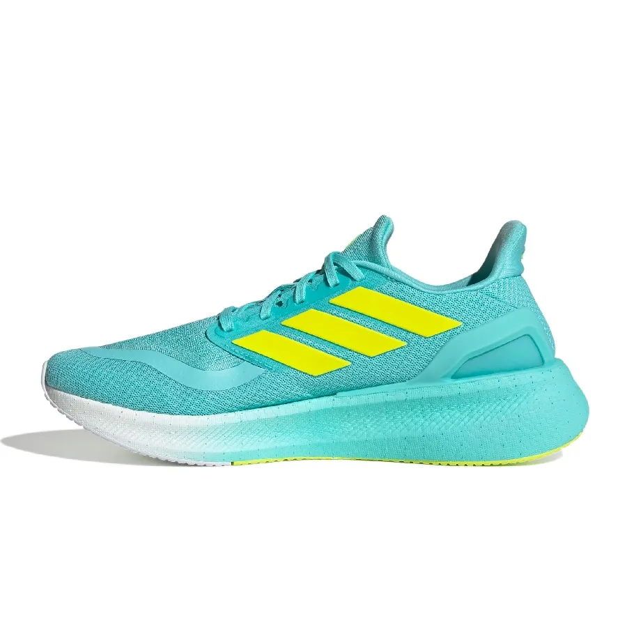 Imagen 2 de 7 de Zapatillas adidas Pureboost 5-AQUA/AMARILLO FLUOR