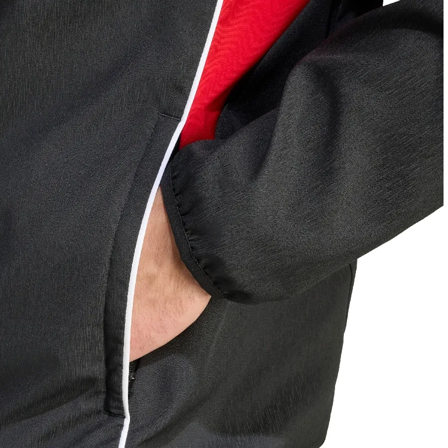 Imagen 3 de 4 de Campera adidas Presentación de River Plate Tiro 25 Competition-NEGRO/ROJO