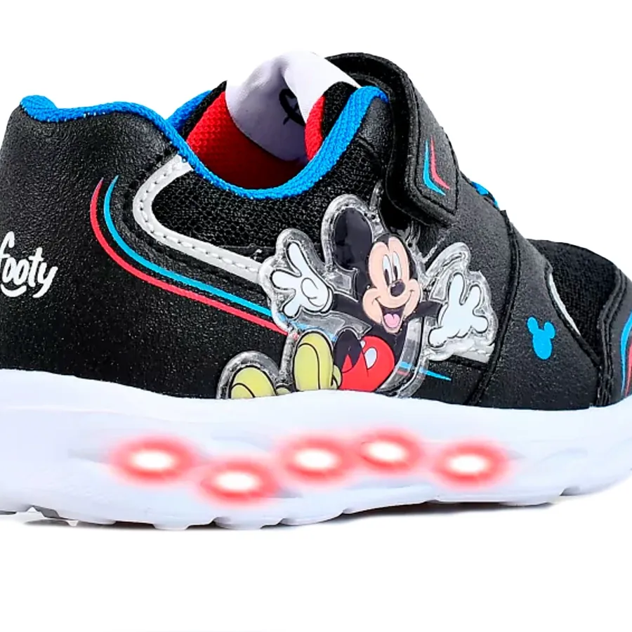 Imagen 3 de 4 de Zapatillas Footy Mickey Happy-NEGRO/AZUL/ROJO
