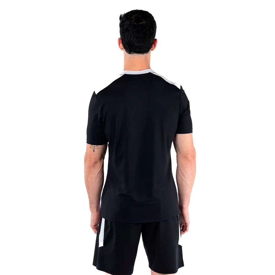 Imagen 2 de 4 de Remera Joma Toledo  100-NEGRO/BLANCO