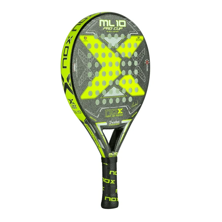 Imagen 1 de 5 de Paleta Nox ML10 Pro Cup Arena-NEGRO/AMARILLO
