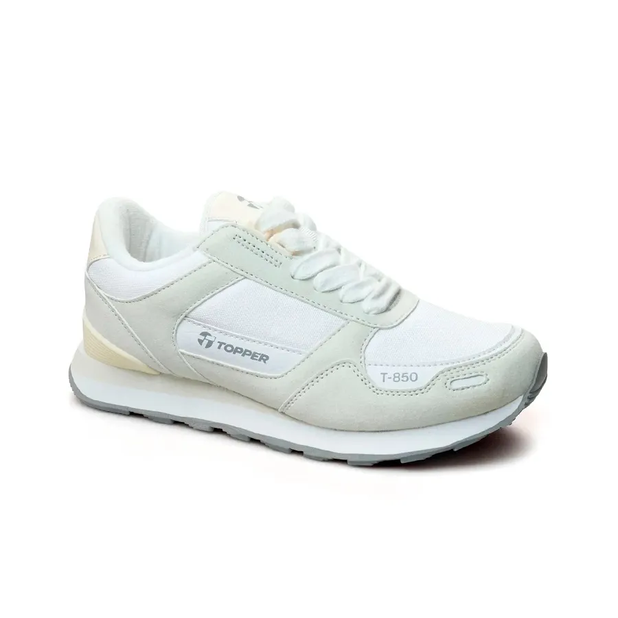 Imagen 1 de 3 de Zapatillas Topper T 850-BLANCO/VERDE SECO