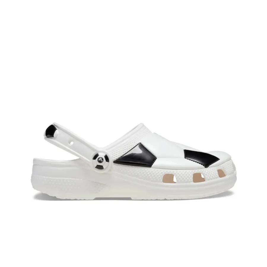 Imagen 0 de 6 de Ojotas Crocs Classic Soccer Ball Clog-BLANCO/NEGRO