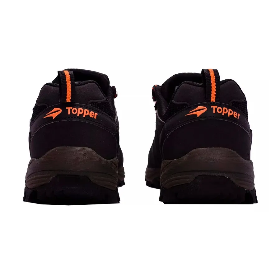 Imagen 2 de 5 de Zapatillas Topper Gondor-NEGRO/NARANJA