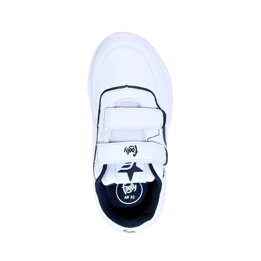 Imagen 3 de 5 de Zapatillas Footy Escolar Princeton-BLANCO/AZUL